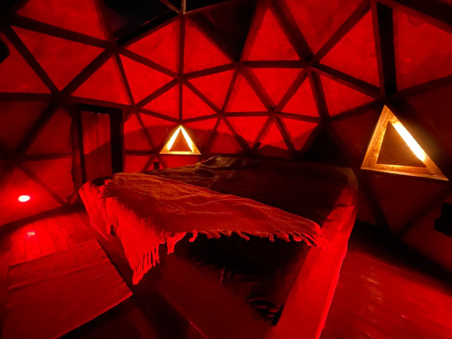 Cama con vista — Ikuna Glamping